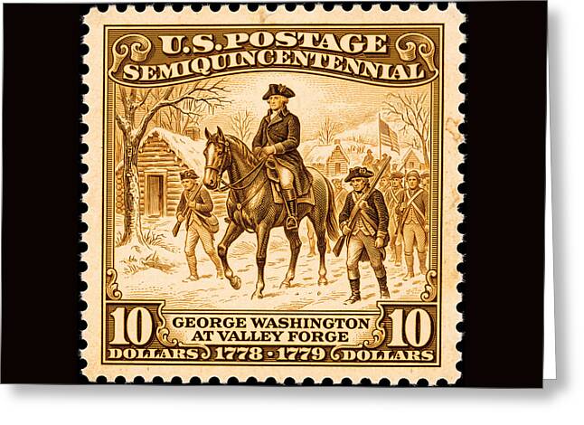 Valley Forge $10 4 - Greeting Card