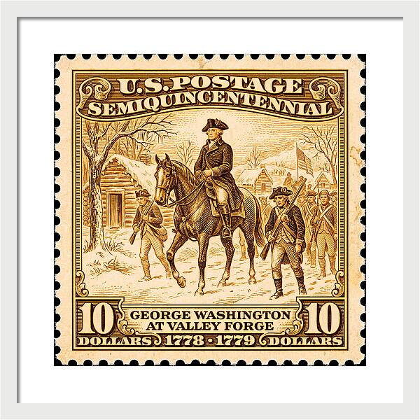 Valley Forge $10 4 - Framed Print