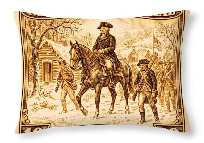 Valley Forge $10 4 - Throw Pillow