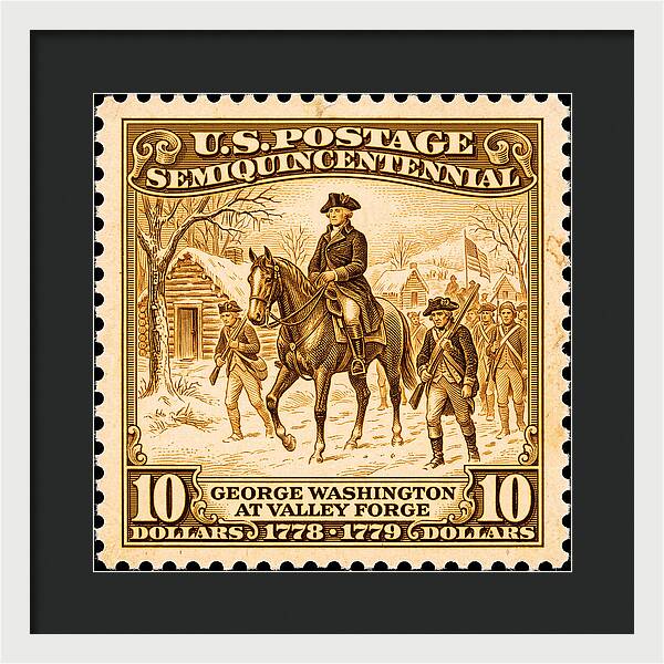 Valley Forge $10 4 - Framed Print