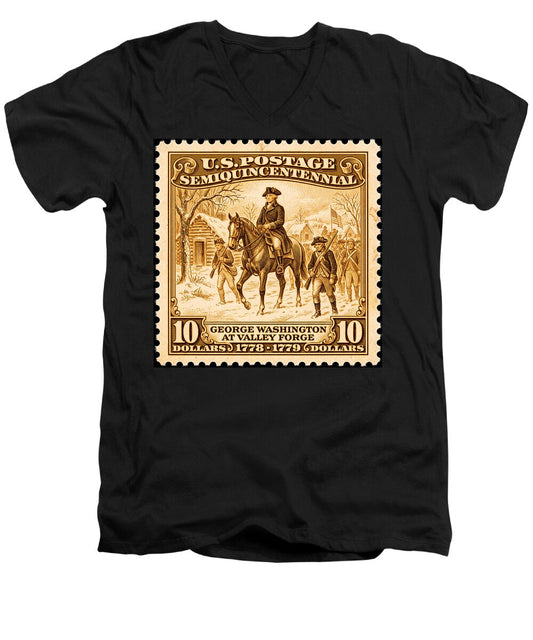 Valley Forge $10 4 - Men's V-Neck T-Shirt