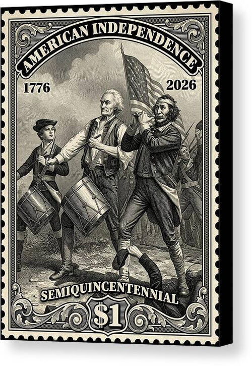 American Independence $1 - Canvas Print