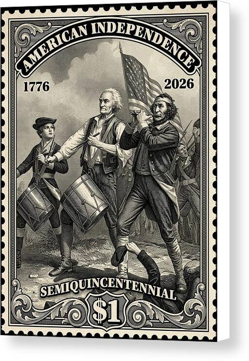 American Independence $1 - Canvas Print