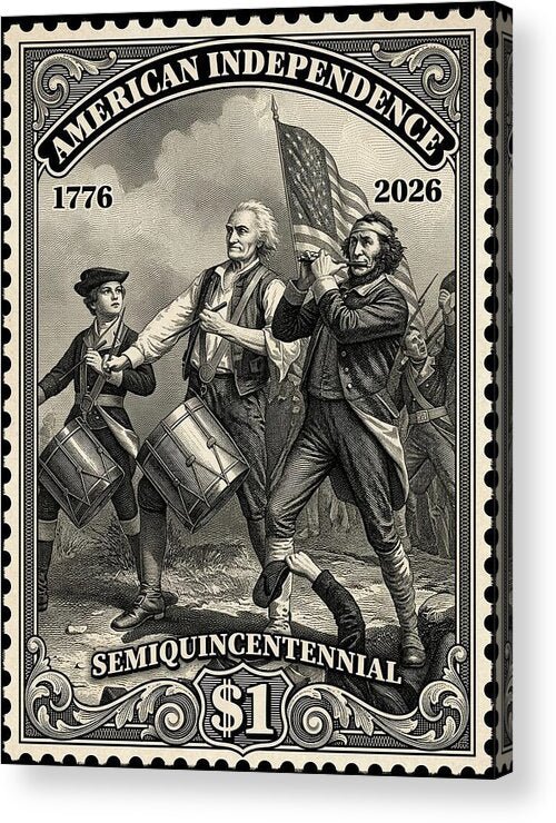 American Independence $1 - Acrylic Print