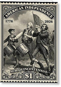 American Independence $1 - Greeting Card