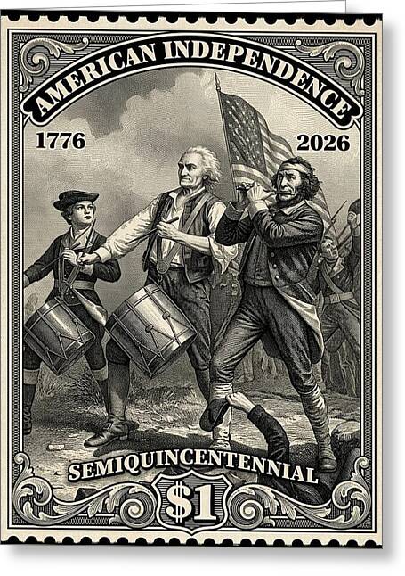 American Independence $1 - Greeting Card