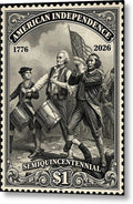 American Independence $1 - Metal Print