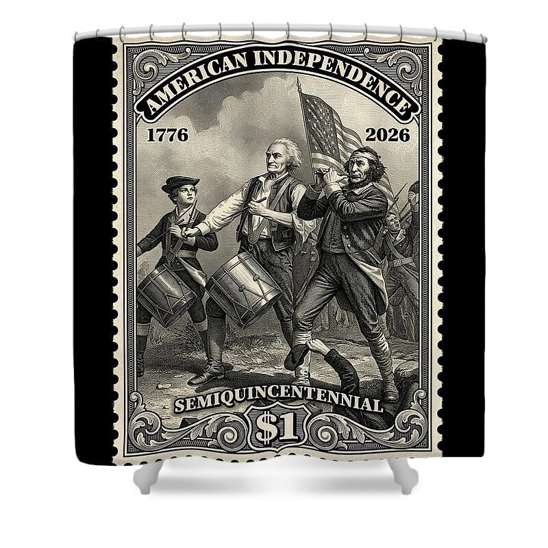 American Independence $1 - Shower Curtain