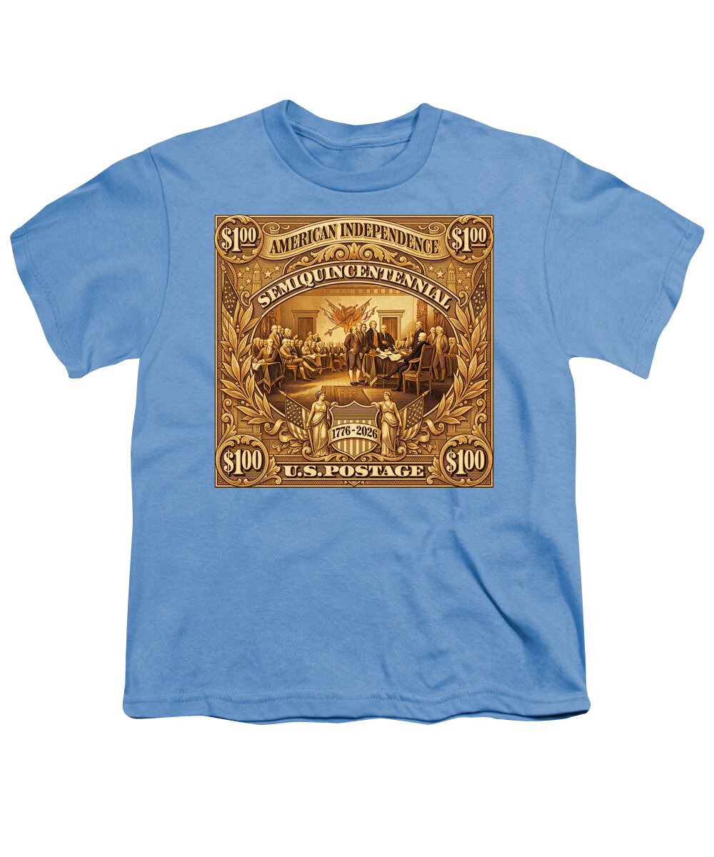 American Independence $100 II Stamp - Youth T-Shirt