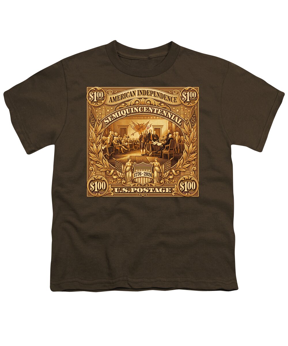 American Independence $100 II Stamp - Youth T-Shirt