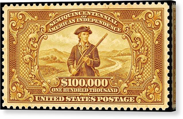 American Independence $100,000 - Canvas Print