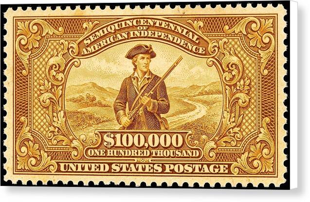 American Independence $100,000 - Canvas Print