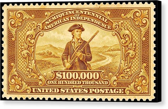 American Independence $100,000 - Canvas Print