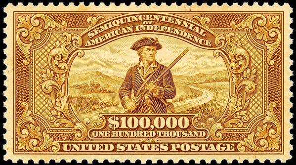 American Independence $100,000 - Art Print
