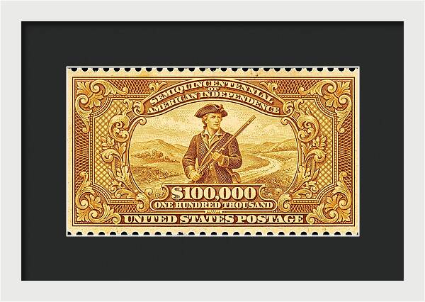 American Independence $100,000 - Framed Print