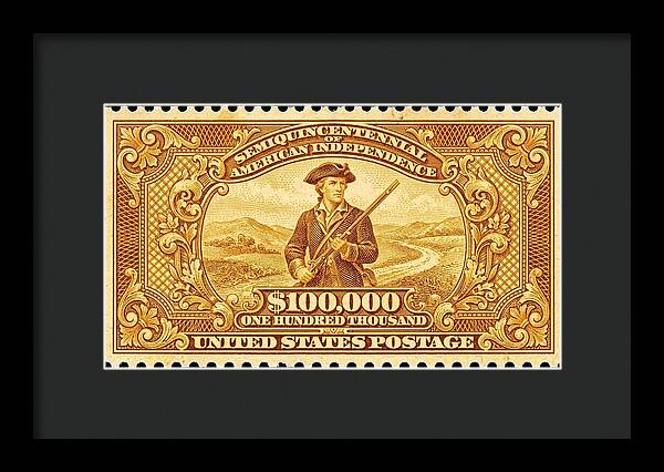 American Independence $100,000 - Framed Print