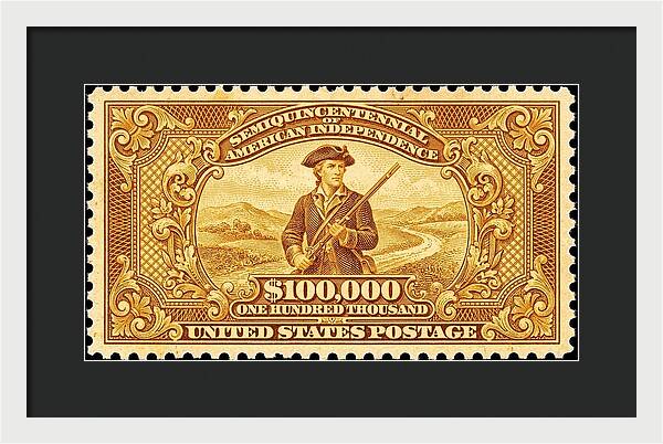 American Independence $100,000 - Framed Print