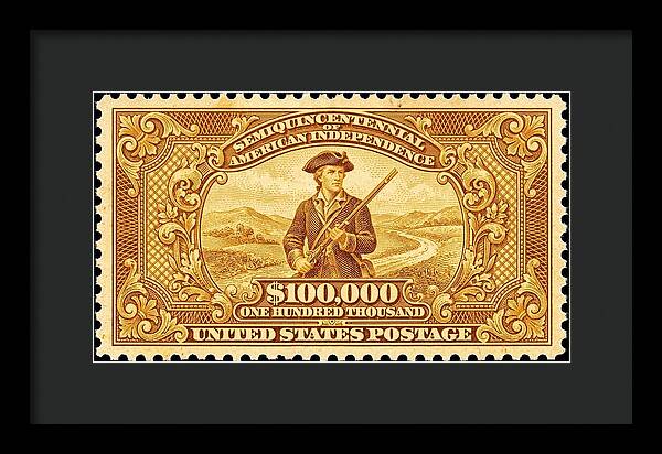 American Independence $100,000 - Framed Print