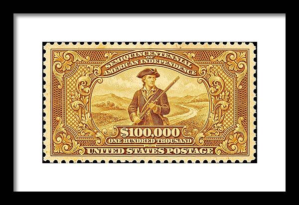 American Independence $100,000 - Framed Print