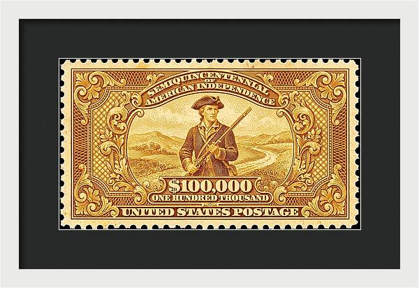 American Independence $100,000 - Framed Print