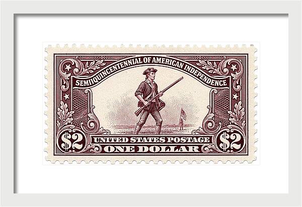 American Independence $2 - Framed Print