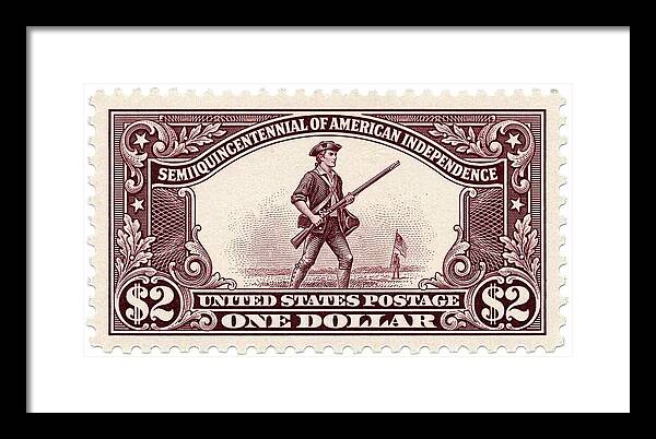 American Independence $2 - Framed Print
