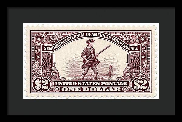 American Independence $2 - Framed Print