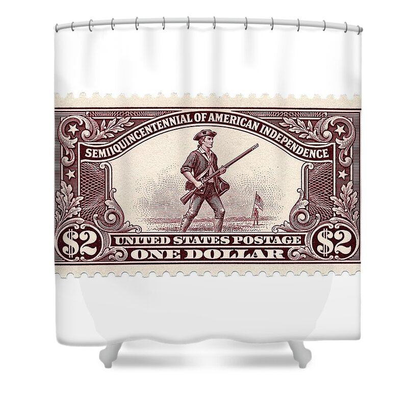 American Independence $2 - Shower Curtain