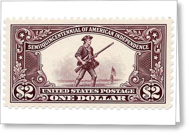 American Independence $2 - Greeting Card