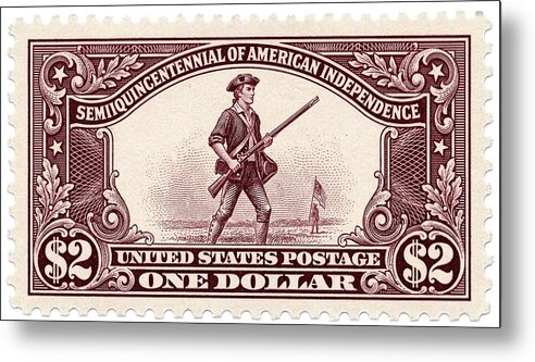 American Independence $2 - Metal Print