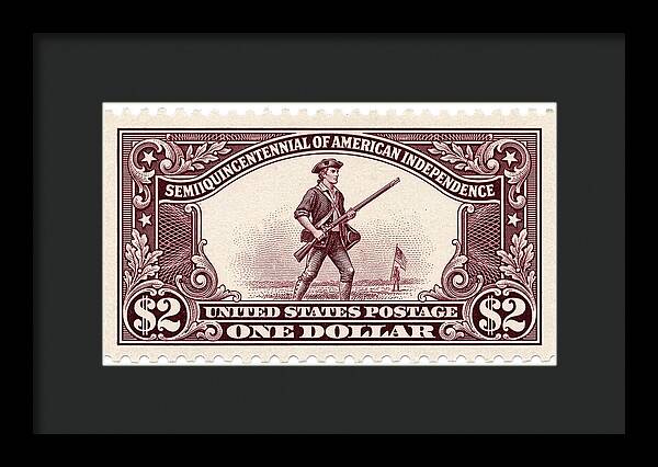 American Independence $2 - Framed Print
