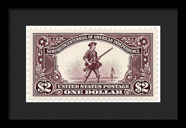 American Independence $2 - Framed Print
