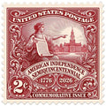 American Independence 2c - Art Print