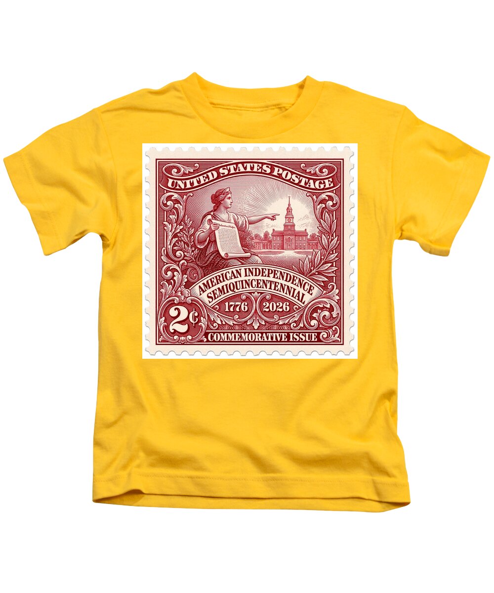 American Independence 2c - Kids T-Shirt