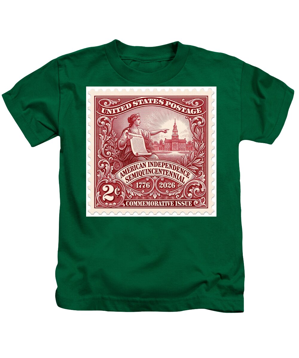 American Independence 2c - Kids T-Shirt