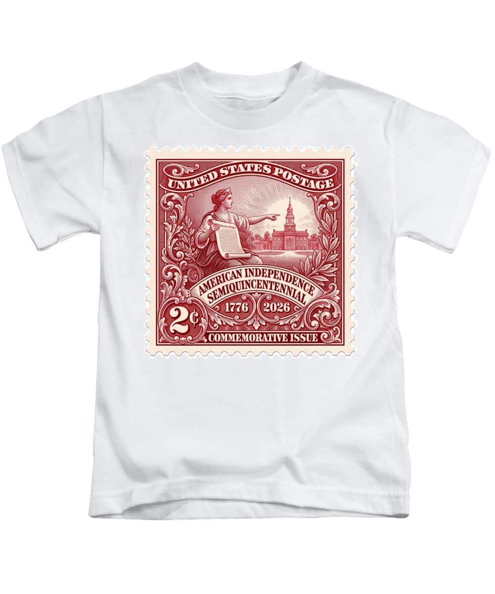 American Independence 2c - Kids T-Shirt