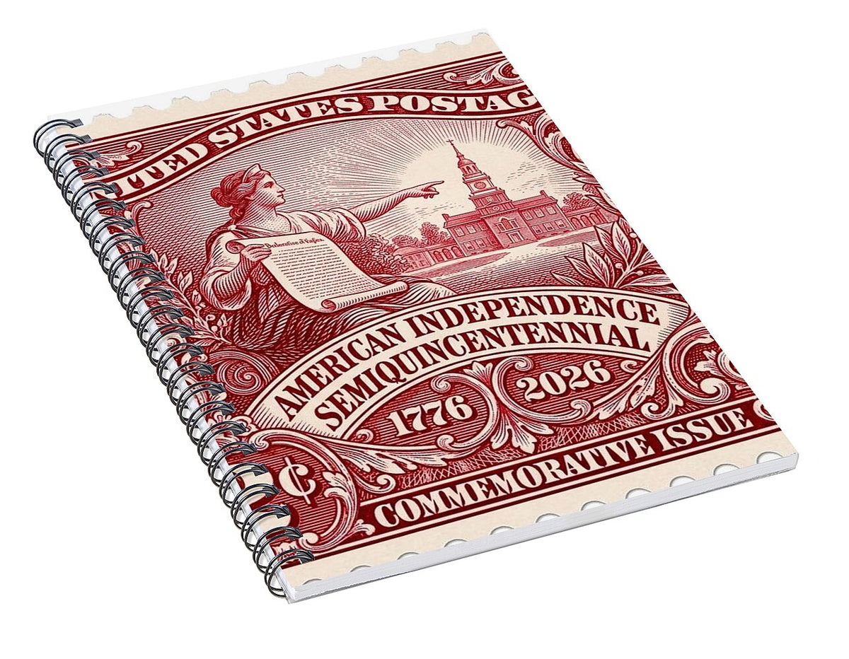 American Independence 2c - Spiral Notebook