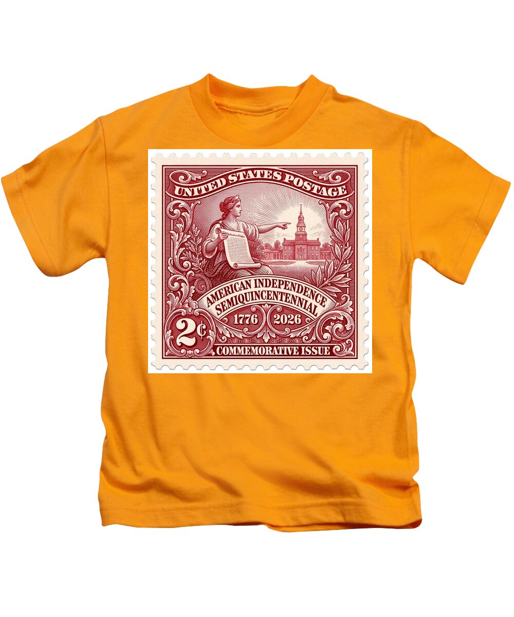 American Independence 2c - Kids T-Shirt