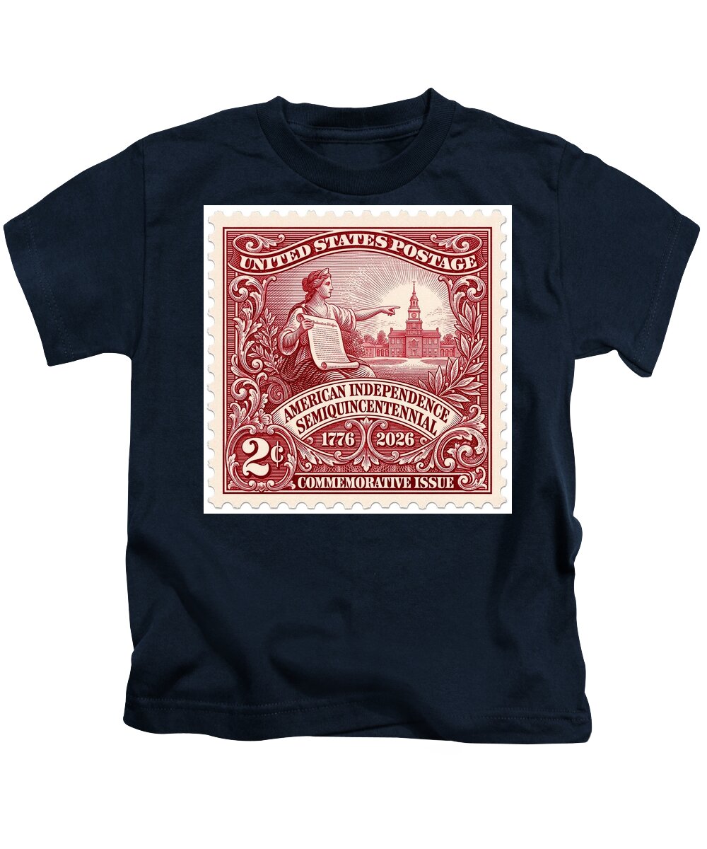 American Independence 2c - Kids T-Shirt