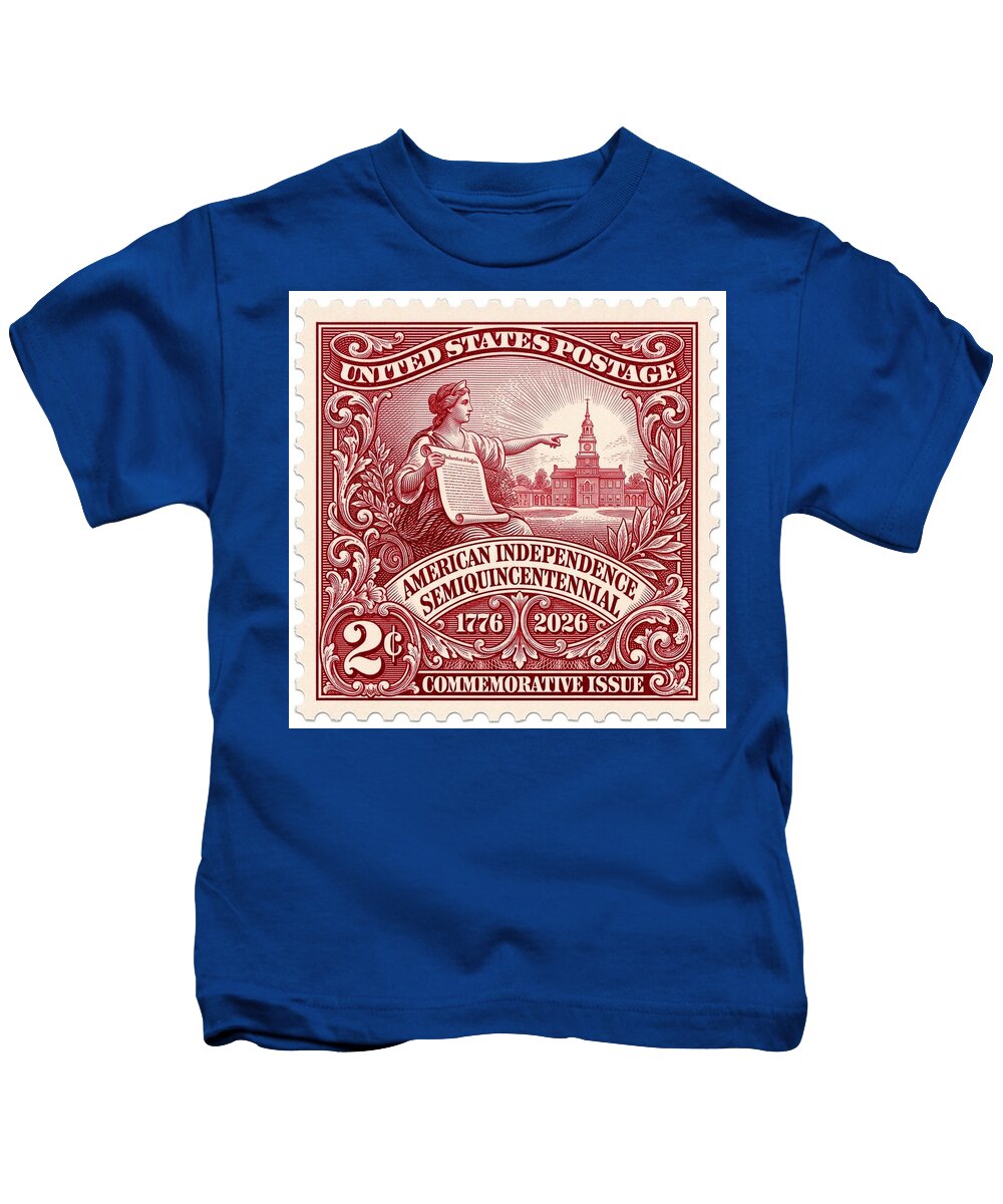 American Independence 2c - Kids T-Shirt