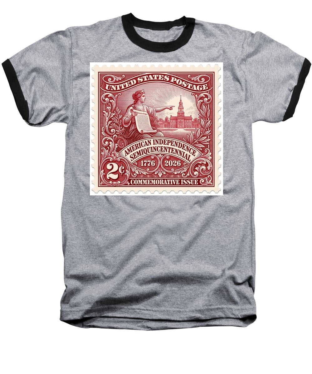 American Independence 2c - Baseball T-Shirt