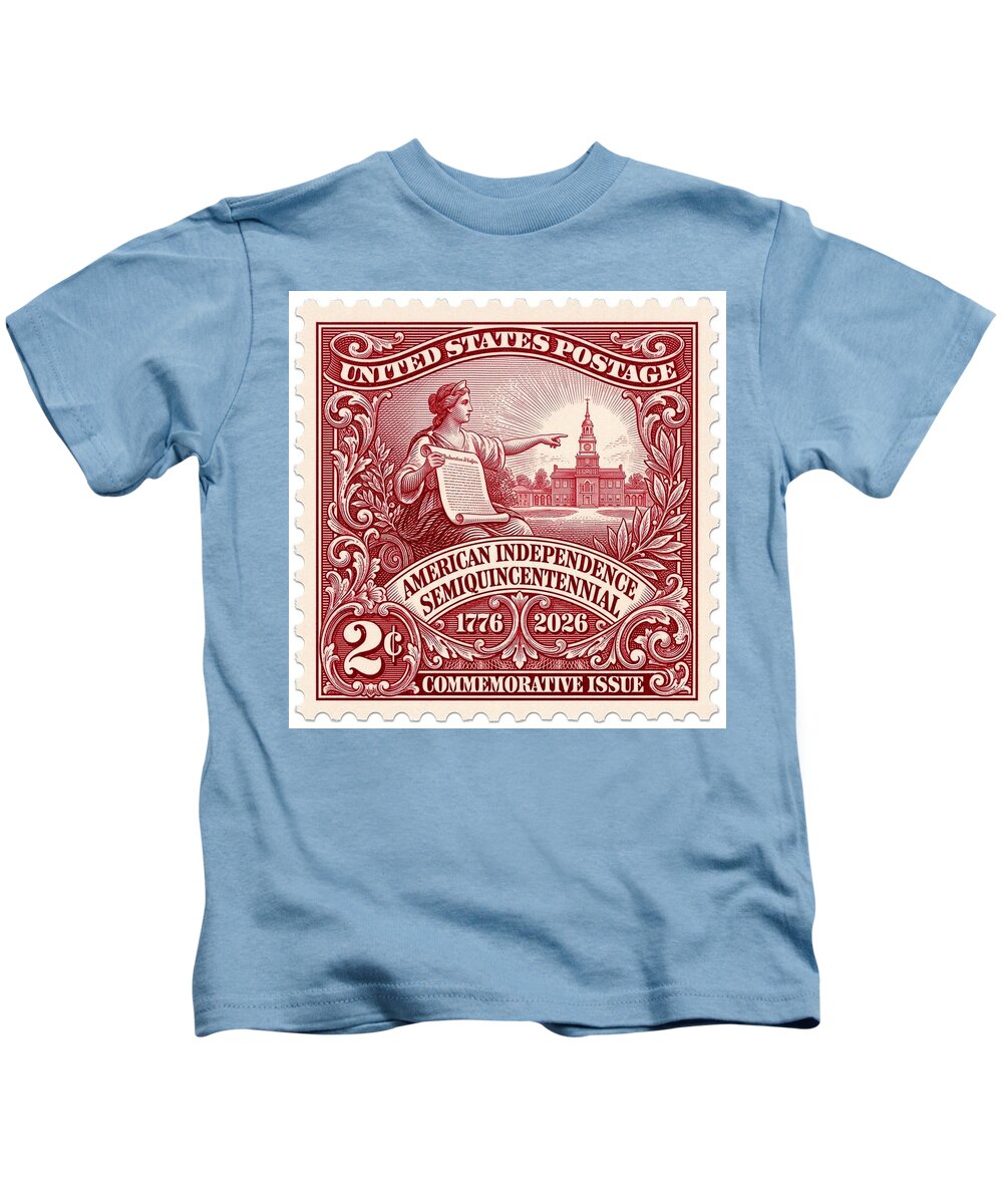 American Independence 2c - Kids T-Shirt