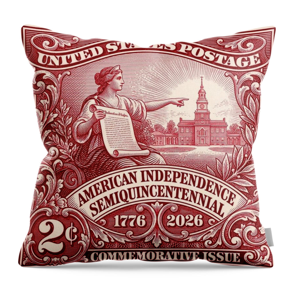 American Independence 2c - Throw Pillow