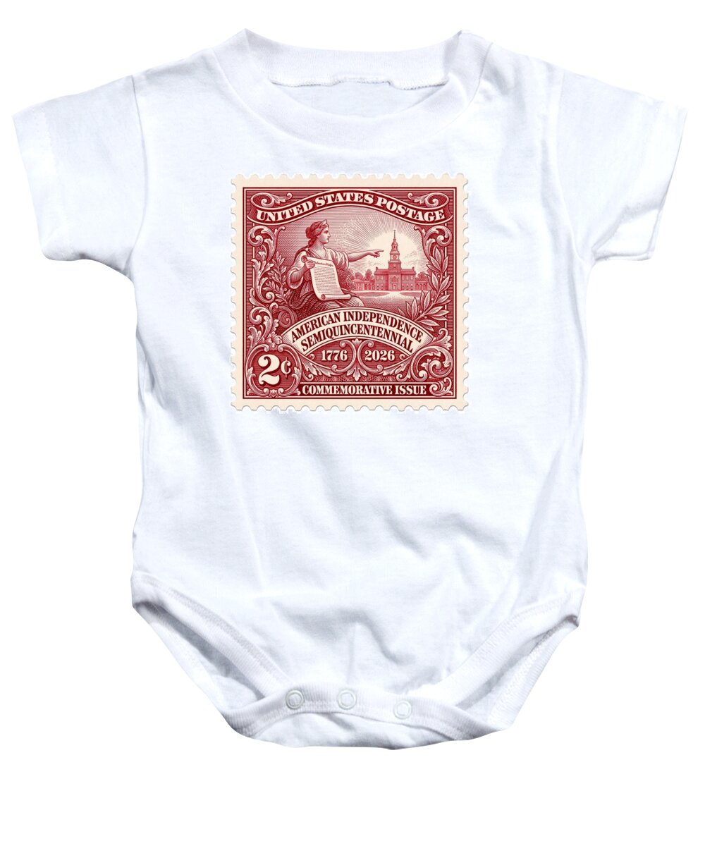 American Independence 2c - Baby One-Piece