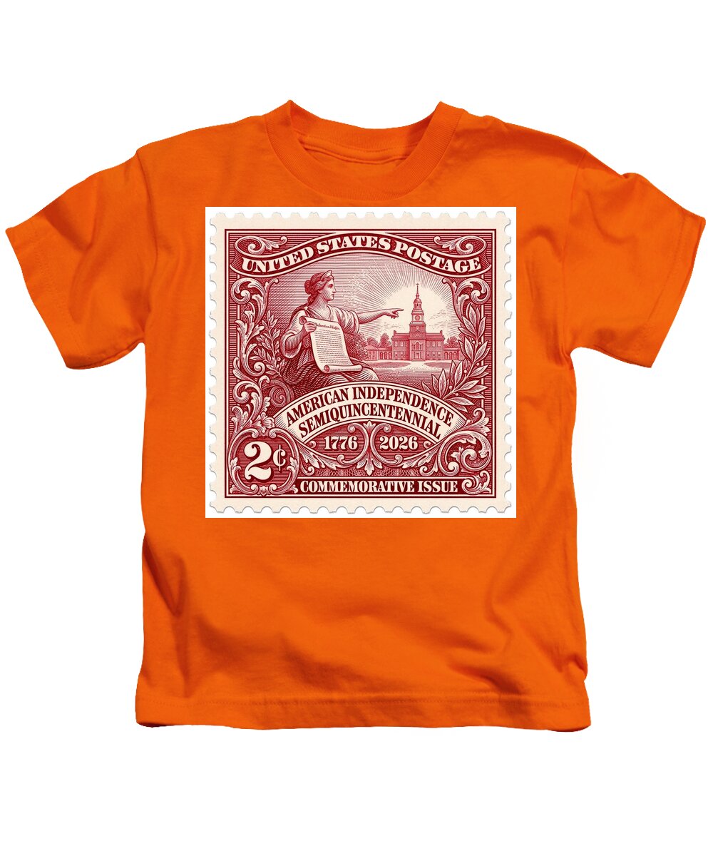 American Independence 2c - Kids T-Shirt