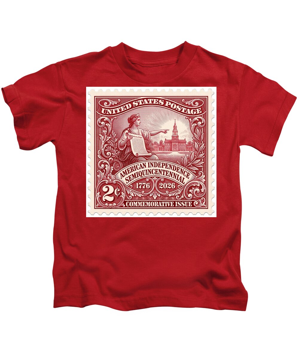 American Independence 2c - Kids T-Shirt
