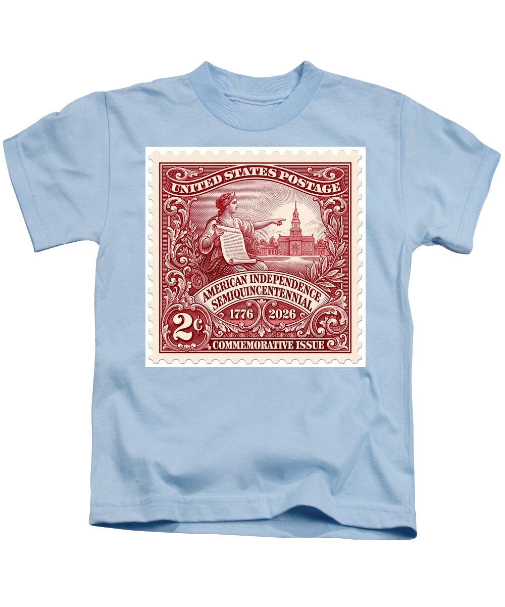 American Independence 2c - Kids T-Shirt