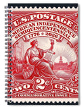 American Independence 2c II - Spiral Notebook
