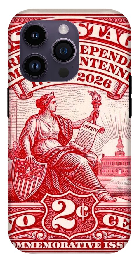 American Independence 2c II - Phone Case