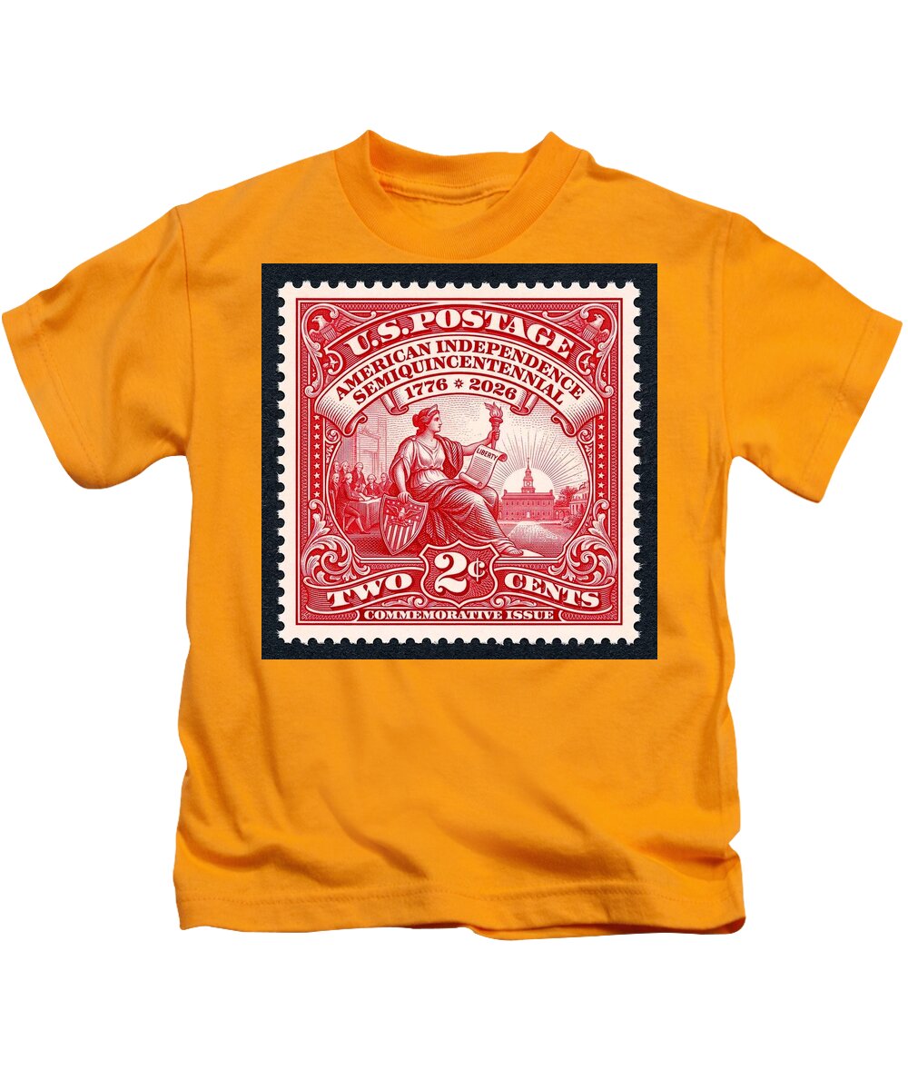 American Independence 2c II - Kids T-Shirt